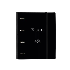 Carpeta de anillas Kappa Dark Negro 27 x 32 x 3.5 cm