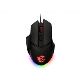 MSI Clutch GM20 Ratón Gaming Óptico con Cable, Ergonómico, Iluminación RGB, Negro