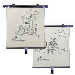 Dreambaby DRE9312742402389 Estor Enrollable para Ventana de Coche, Doble Cara Cebra y Tigre, Ajustable, 2 Unidades Precio: 29.49999965. SKU: B1GDFHNJZJ
