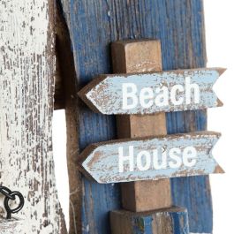 Decoración de Pared DKD Home Decor Faro Mediterráneo Abeto (36.5 x 6.5 x 29.5 cm)