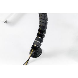 Digitus Canaleta Flexible 1.3m Negra - Adaptable para Cables