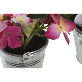 DKD Home Decor Planta Fucsia Rosa Palo 8 x 14 x 8 cm (12 Unidades)