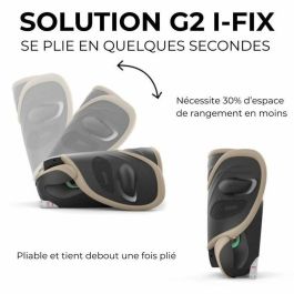 Cybex Silla de coche Solution G2 i-Fix Plus Fabric - Azul Tormenta CYB4063846470266