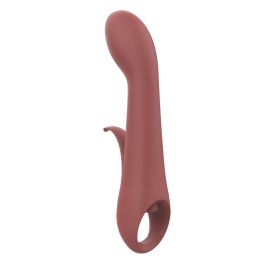 Vibrador Doble Estimulación Nude Marrón