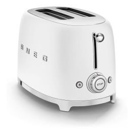 Smeg Tostadora 2X2 Estilo Años 50 Blanco Mate TSF01WHMEU