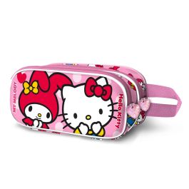 Hello Kitty Estuche Portatodo 3D Doble con Relieve Frontal - Rosa Precio: 10.69000031. SKU: B1G5JKDX6K