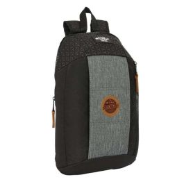 Mochila Casual BlackFit8 Old school Negro Gris 22 x 39 x 10 cm Precio: 10.69000031. SKU: B1889ZGA2J