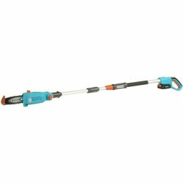 GARDENA TCS 20 / 18V P4A Podadora de Pértiga con Batería 18V 2.5Ah y Cargador, Cabezal Giratorio, Alcance 4m, Guía 20cm
