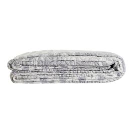 Colcha Cottage DKD Home Decor Beige Gris 270 x 1 x 270 cm