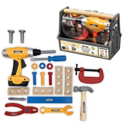 Tachan 2074 Caja de Herramientas de Juguete con Asa, 22 Piezas - Incluye Taladro, Destornillador, Martillo | Niños +3 Años Precio: 13.50000025. SKU: B13ECAVJGW