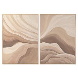 DKD Home Decor Cuadro Moderno Lienzo Pintado a Mano Marron Beige 143x103x4 cm Precio: 234.5343. SKU: B19HST5VYE