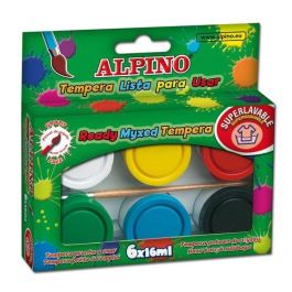 Tempera Alpino 16 Ml (Bote) Estuche De 6 + Pincel Precio: 5.50000055. SKU: B1C2JZZRML
