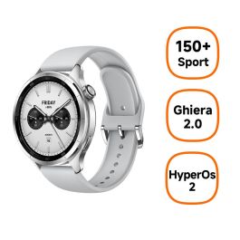 Xiaomi BHR9197GL Smartwatch Watch S4 AMOLED 1.43" GPS Frecuencia Cardíaca NFC Llamadas Bluetooth 15 Días Batería 5 ATM Plata Xiaomi BHR9197GL Smartwatch Watch S4 AMOLED 1.43" GPS Frecuencia Cardíaca NFC Llamadas Bluetooth 15 Días Batería 5 ATM Plata