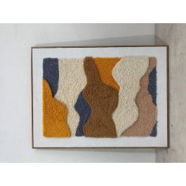 DKD Home Decor Cuadro Moderno Azul Blanco Abstracto 60 x 80 x 3.5 cm (2 Unidades)