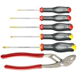 Facom 170APB Juego de 5 Destornilladores (3 Ranurados, 2 Phillips) + Alicate Pinza Bomba Agua 46mm Antiatrapamiento Precio: 49.50000011. SKU: B1F5ZP4SAF