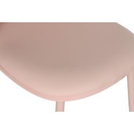 Silla Scandi DKD Home Decor Rosa 46 x 83 x 45 cm