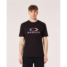 Camiseta de Manga Corta Hombre Oakley O Bark 2.0 Negro 15-16 Años