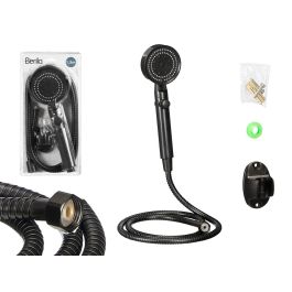 Berilo Teléfono de Ducha con Manguera de Plástico 1,5 m Negro - 15x32x5,5 cm (12 Unidades) Precio: 58.49999947. SKU: B18J3TNDLH