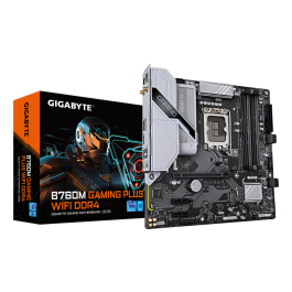 GIGABYTE B760M GAMING PLUS WiFi DDR4 Placa Base - Compatible con Intel Core 14ª Gen, Wi-Fi 6, VRM 4+1+1 Fases, M.2 PCIe 4.0 x4, LGA 1700, Micro ATX Precio: 122.49999949. SKU: B16XLY8RGK