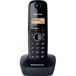 Teléfono Inalámbrico Panasonic KX-TG1611SPH Negro Ambar Teléfono Inalámbrico Panasonic KX-TG1611SPH Negro Ambar