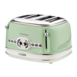 Ariete 156/04 Tostador 4 Ranuras Verde con Rueda Selectora de 6 Niveles y Bandeja Recogemigas Precio: 64.49999985. SKU: B14EC774S3
