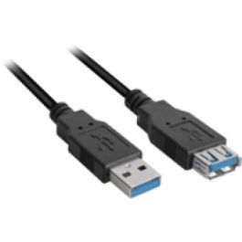 SHARKOON Cable Extensión USB 3.2 Gen 1 (3.1 Gen 1) de 2m Macho/Hembra A-A Negro - Transferencia hasta 5 Gbps Precio: 19.59000043. SKU: B15GZPXB95