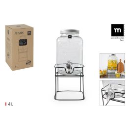 Inde Tarro Dispensador con Grifo 4L y Soporte de Metal, Medidas 17.4 x 30.5 x 16.9 cm Precio: 29.6899999. SKU: B13RBPJRYS