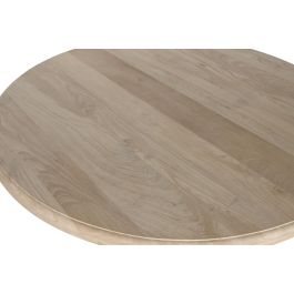 DKD Home Decor Mesa Redonda Comedor Tradicional Mango Natural 150 x 76 x 150 cm
