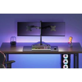 Neomounts Full Motion Dual Desk Stand For Two 10-32" Monitor Screens, Height Adjustable - Black Neomounts Full Motion Dual Desk Stand For Two 10-32" Monitor Screens, Height Adjustable - Black