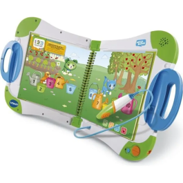 VTECH Magibook Paquete de Inicio Verde para 2-7 Años Sistema Interactivo con Lápiz Óptico