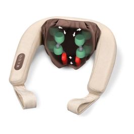 Beurer MG-153 Masajeador para la Nuca 4D con Calor | Aparato de Masaje Auténtico para Casa