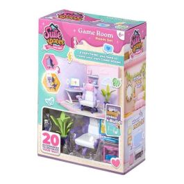 Bizak Diseña tu Sala Gamer Suite Spaces Incluye 20 Accesorios 2 Papeles de Pared 1 Papel de Suelo para Niños y Niñas a Partir de 6 Años Idioma Español