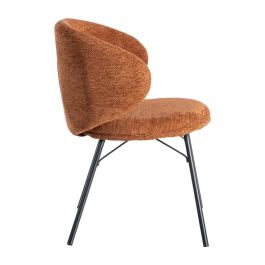 Silla Terracota Tejido-Metal Salón 57 X 53 X 75 cm