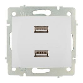 Solera Cargador Doble USB 5V 4200mA ERP2USB Blanco Empotrar Serie Europa 83x81mm Precio: 21.99000034. SKU: S7906900