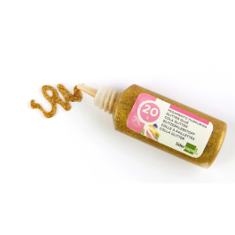 Liderpapel Purpurina Fantasia Colores Metalicos Oro y Plata Bote 20 gr