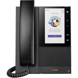 Poly CCX 505 Teléfono IP Microsoft Teams PoE Pantalla Táctil 5" Negro (sin fuente de alimentación)