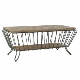 Mesa Centro Vintage DKD Home Decor Marron Negro 64 x 51 x 125 cm