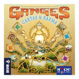 Devir Juego de Mesa Ganges Cartas y Karma para 2-4 Jugadores, Duración 45 Minutos, Edad 12+.