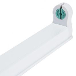 Luminaria Aluminio Eco 1 X Tubo LED T8 120Cm Conexión Un Extremo Luminaria Aluminio Eco 1 X Tubo LED T8 120Cm Conexión Un Extremo