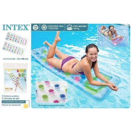 Intex Colchoneta 18 Vasos transparentes 188x71 cm - Modelos Surtidos