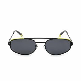 Polaroid 6130/S 08A Gafas de Sol Unisex Redondas - Montura Acero Inoxidable, 55 mm, Patillas 145 mm