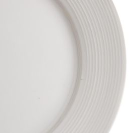 Plato Llano Blanco Porcelana Cocina 26 X 26 cm