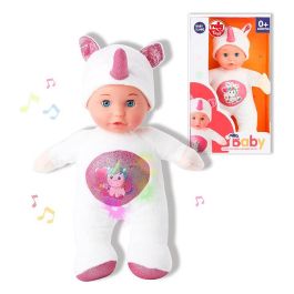 Muñeco Bebé Reig 30 cm Unicornio Peluche Blanco (30 cm) Precio: 17.78999959. SKU: S2424900