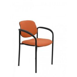 Silla Piqueras Y Crespo Villalgordo Confidente Brazos Fijos Chasis Negro Asiento Y Respaldo Tapizados Bali Marron Precio: 158.50000056. SKU: S5703153