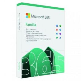 Microsoft 6GQ-01955 Microsoft 365 Familia | 6 Usuarios, 1 Año, 5 Dispositivos/Usuario | Apps Premium: Word, Excel, PowerPoint, Defender, 6TB Nube Precio: 134.89000019. SKU: B1947TETTH