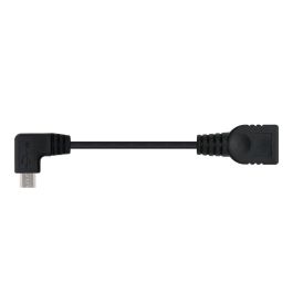 Nanocable Cable USB 2.0 OTG Acodado Tipo Micro B-M-A-H Negro 15 cm