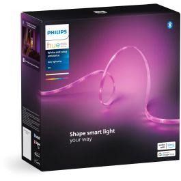 Philips Hue Lightstrip Solo 5m Tira de Luz LED Inteligente Bluetooth/Zigbee Blanco Regulable Cortable