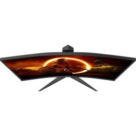 AOC C27G2Z3/BK Monitor Gaming Curvo Full HD de 27" (68,6 cm), 280Hz, 0.5ms, Fast VA, HDR10, Negro/Rojo