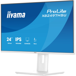 Iiyama XB2497HSU-W1 Monitor PC 23,8" 1920x1080 FHD LED IPS Panel Blanco Ajustable HDMI DisplayPort USB Precio: 173.1026. SKU: B1948E7R4F