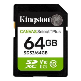 Kingston SDS3/64GB Tarjeta de Memoria SD Canvas Select Plus 64GB Clase 10 100MBs Precio: 19.49999942. SKU: B1F7NJN9QD